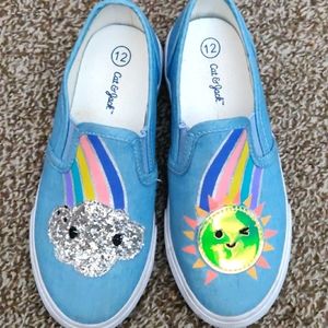 Cat and jack rainbow shoes